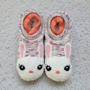 Cute fuzzy bunny slippers